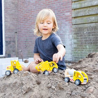 Construction vehicles set - 3 pieces